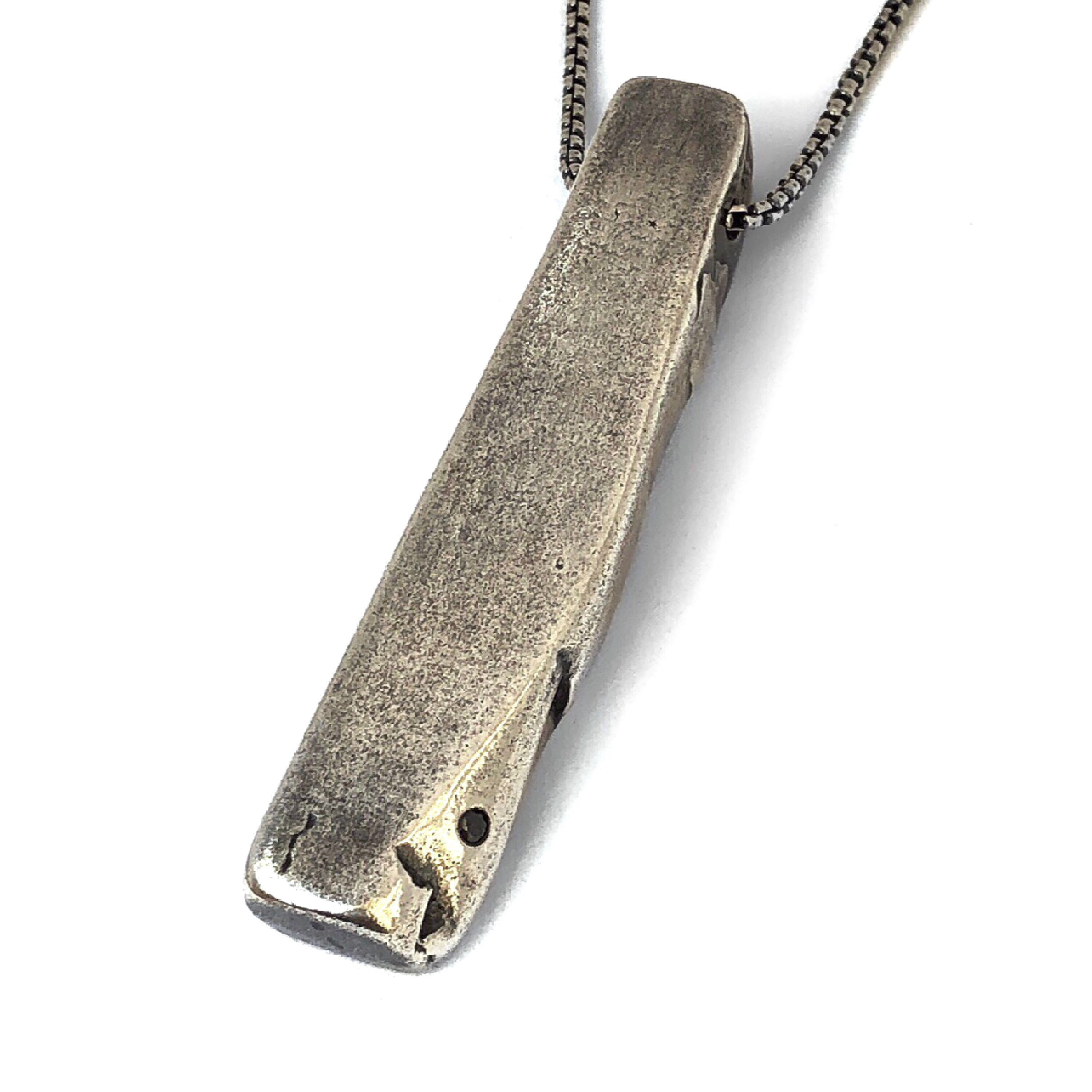 the original spaced letter necklace